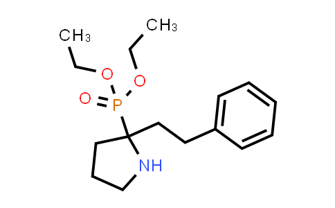 2-Diethoxyphosphoryl-2-phenethyl-pyrrolidine
