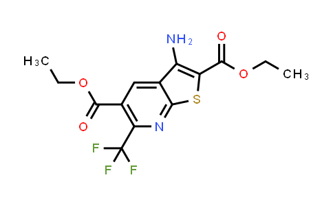 Diethyl 3-Amino-6-(Trifluoromethyl)Thieno[2,3-b]Pyridine-2,5-Dicarboxylate