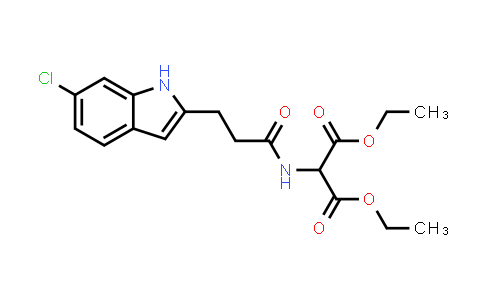 Diethyl (6-chloro-2-indolylmethyl)acetamidomalonate