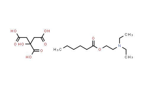 2-Diethylaminoethyl hexanoate citric acid salt