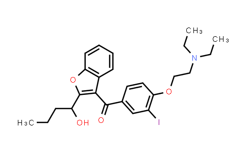 [4-[2-(Diethylamino)ethoxy]-3-iodophenyl][2-(1-hydroxybutyl)-3-benzofuranyl]-methanone