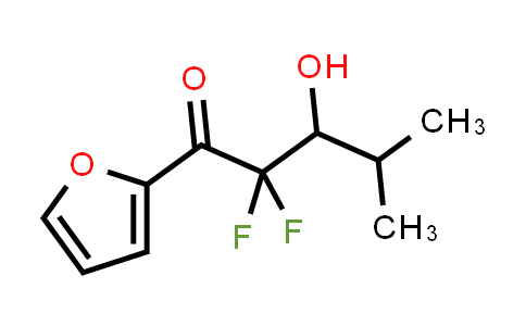 2,2-Difluoro-1-(2-Furyl)-3-Hydroxy-4-Methyl-1-Pentanone