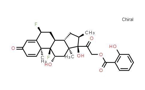 (6alpha,11beta,16alpha)-6,9-Difluoro-11,17-dihydroxy-16-methyl-21-[(2-hydroxybenzoyl)oxy]pregna-1,4-diene-3,20-dione