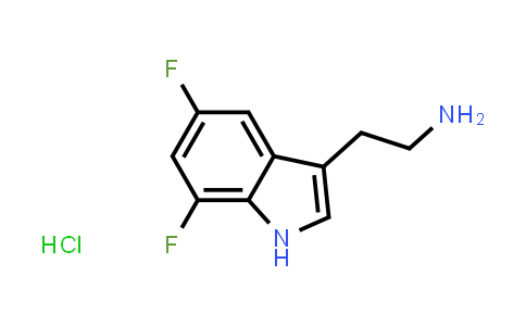 2-(5,7-Difluoro-1H-Indol-3-Yl)Ethanamine Hydrochloride (1:1)