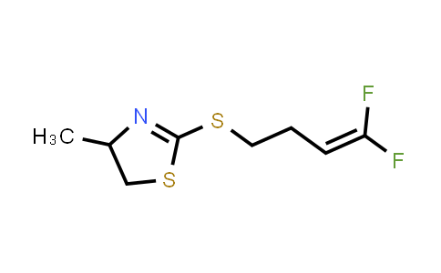 2-[(4,4-Difluoro-3-buten-1-yl)sulfanyl]-4-methyl-4,5-dihydro-1,3-thiazole