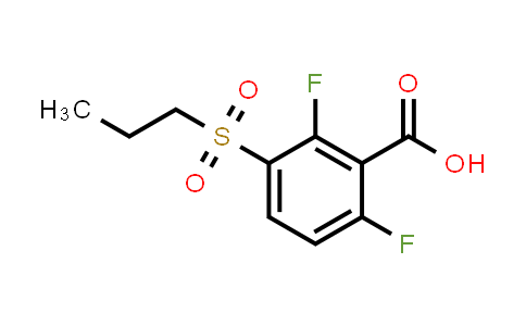 2,6-Difluoro-3-(propylsulfonyl)benzoic acid