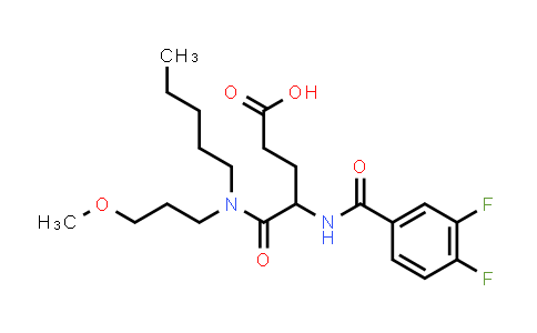 4-[(3,4-Difluorobenzoyl)Amino]-5-(3-Methoxypropyl-Pentylamino)-5-Oxopentanoic Acid