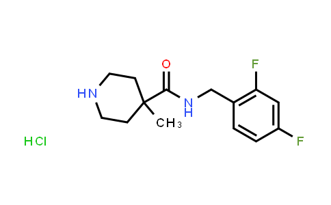 N-(2,4-Difluorobenzyl)-4-methylpiperidine-4-carboxamide hydrochloride
