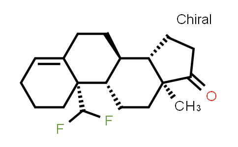 (8S,9S,10S,13S,14S)-10-(Difluoromethyl)-13-Methyl-1,2,3,6,7,8,9,11,12,14,15,16-Dodecahydrocyclopenta[a]Phenanthren-17-One