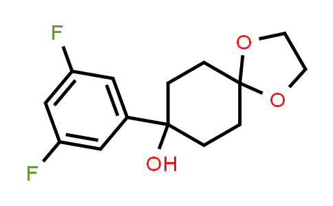 8-(3,5-Difluorophenyl)-1,4-Dioxaspiro[4.5]Decan-8-Ol