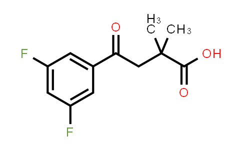 4-(3,5-Difluorophenyl)-2,2-dimethyl-4-oxobutanoic acid