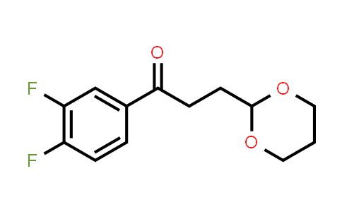 1-(3,4-Difluorophenyl)-3-(1,3-dioxan-2-yl)-1-propanone