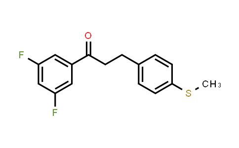 1-(3,5-Difluorophenyl)-3-[4-(methylsulfanyl)phenyl]-1-propanone