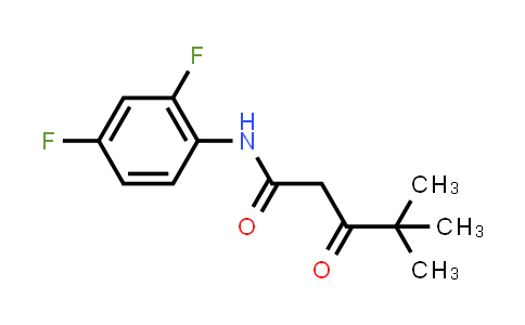 N-(2,4-difluorophenyl)-4,4-dimethyl-3-oxopentanamide