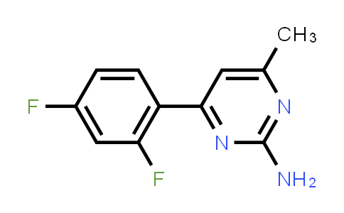 4-(2,4-Difluorophenyl)-6-methyl-2-pyrimidinamine