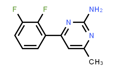 4-(2,3-Difluorophenyl)-6-methyl-2-pyrimidinamine