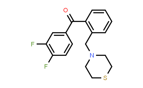 (3,4-Difluorophenyl)[2-(4-thiomorpholinylmethyl)phenyl]methanone