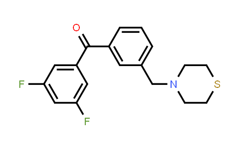 (3,5-Difluorophenyl)[3-(4-thiomorpholinylmethyl)phenyl]methanone