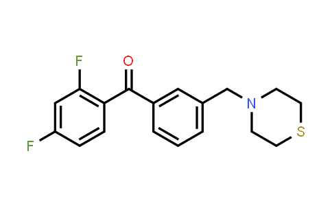 (2,4-Difluorophenyl)[3-(4-thiomorpholinylmethyl)phenyl]methanone