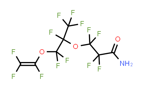 3-[1-[Difluoro[(Trifluoroethenyl)Oxy]Methyl]-1,2,2,2-Tetrafluoroethoxy]-2,2,3,3-Tetrafluoropropanamide