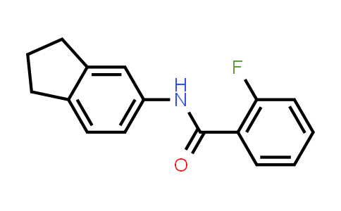 N-(2,3-Dihydro-1H-inden-5-yl)-2-fluorobenzamide