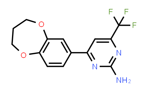 4-(3,4-Dihydro-2H-1,5-Benzodioxepin-7-Yl)-6-(Trifluoromethyl)-2-Pyrimidinamine
