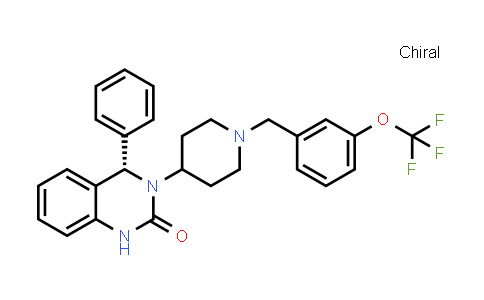 (4S)-3,4-Dihydro-4-phenyl-3-[1-[[3-(trifluoromethoxy)phenyl]methyl]-4-piperidinyl]-2(1H)-quinazolinone