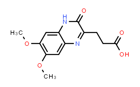 3,4-Dihydro-6,7-dimethoxy-3-oxo-2-quinoxalinepropanoic acid