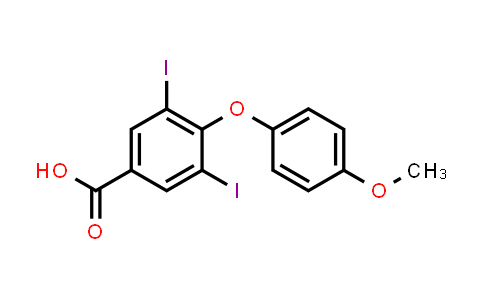3,5-Diiodo-4(4'-methoxyphenoxy)benzoic acid