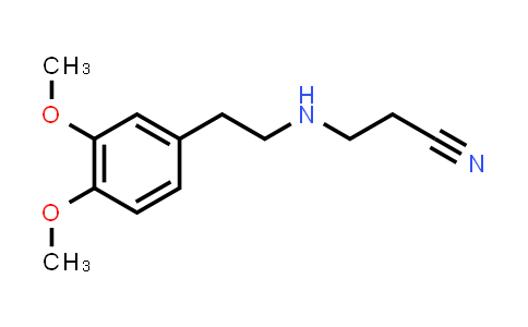 3-{[2-(3,4-Dimethoxyphenyl)ethyl]amino}propanenitrile