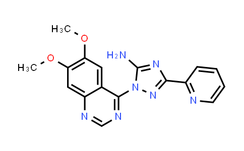 2-(6,7-dimethoxyquinazolin-4-yl)-5-(pyridin-2-yl)-2H-1,2,4-triazol-3-amine