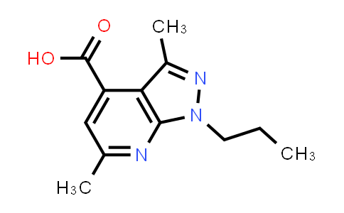3,6-Dimethyl-1-propyl-1H-pyrazolo[3,4-b]pyridine-4-carboxylic acid