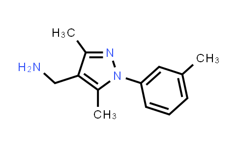 {[3,5-Dimethyl-1-(3-methylphenyl)-1H-pyrazol-4-yl]methyl}amine