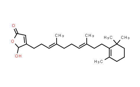 4-[(3E,7E)-4,8-Dimethyl-10-(2,6,6-trimethyl-1-cyclohexen-1-yl)-3,7-decadien-1-yl]-5-hydroxy-2(5H)-furanone