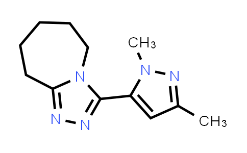 3-(1,3-Dimethyl-1H-pyrazol-5-yl)-6,7,8,9-tetrahydro-5H-[1,2,4]triazolo[4,3-a]azepine