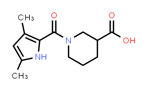 1-[(3,5-Dimethyl-1H-pyrrol-2-yl)carbonyl]piperidine-3-carboxylic acid