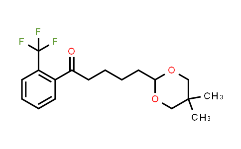 5-(5,5-Dimethyl-1,3-dioxan-2-yl)-1-[2-(trifluoromethyl)phenyl]-1-pentanone