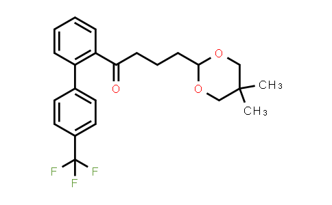 4-(5,5-Dimethyl-1,3-dioxan-2-yl)-1-[4'-(trifluoromethyl)-2-biphenylyl]-1-butanone