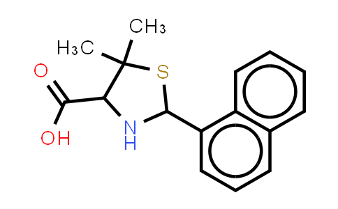 5,5-dimethyl-2-naphthyl-1,3-thiazolidine-4-carboxylic acid