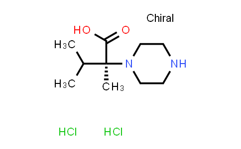(2S)-2,3-Dimethyl-2-piperazin-1-ylbutanoic acid dihydrochloride