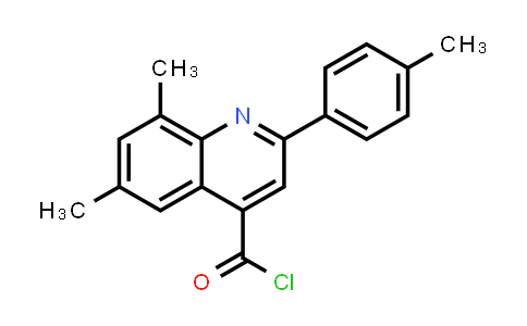 6,8-Dimethyl-2-(4-methylphenyl)quinoline-4-carbonyl chloride