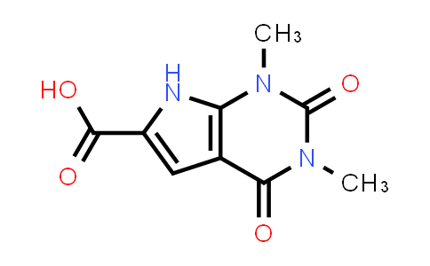1,3-dimethyl-2,4-dioxo-2,3,4,7-tetrahydro-1h-pyrrolo[2,3-d]pyrimidine-6-carboxylic acid