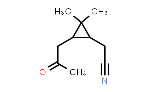 [2,2-Dimethyl-3-(2-oxopropyl)cyclopropyl]acetonitrile