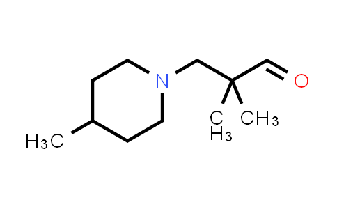 2,2-Dimethyl-3-(4-methylpiperidin-1-yl)propanal