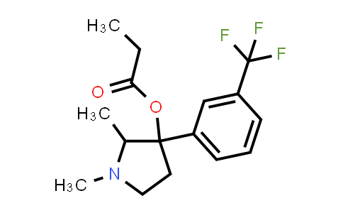 1,2-Dimethyl-3-(alpha,alpha,alpha-Trifluoro-m-Tolyl)Pyrrolidin-3-Ol Propionate