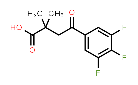 2,2-Dimethyl-4-oxo-4-(3,4,5-trifluorophenyl)butanoic acid