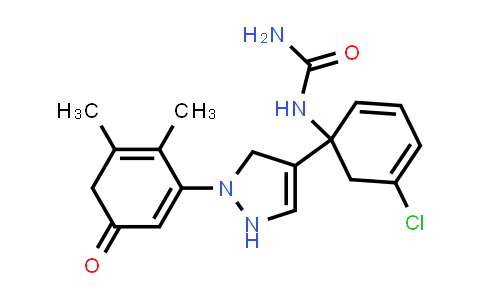 1-(2,3-dimethyl-5-oxo-1-phenyl(3-pyrazolin-4-yl))-3-chlorophenylurea