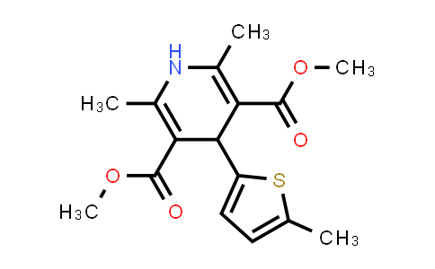 Dimethyl 2,6-dimethyl-4-(5-methyl-2-thienyl)-1,4-dihydropyridine-3,5-dicarboxylate