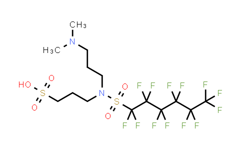 3-(3-Dimethylaminopropyl-(1,1,2,2,3,3,4,4,5,5,6,6,6-Tridecafluorohexylsulfonyl)Amino)Propane-1-Sulfonic Acid