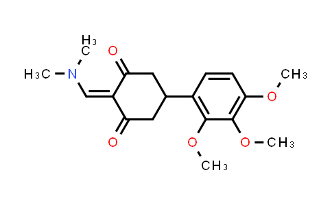 2-[(Dimethylamino)methylene]-5-(2,3,4-trimethoxyphenyl)cyclohexane-1,3-dione